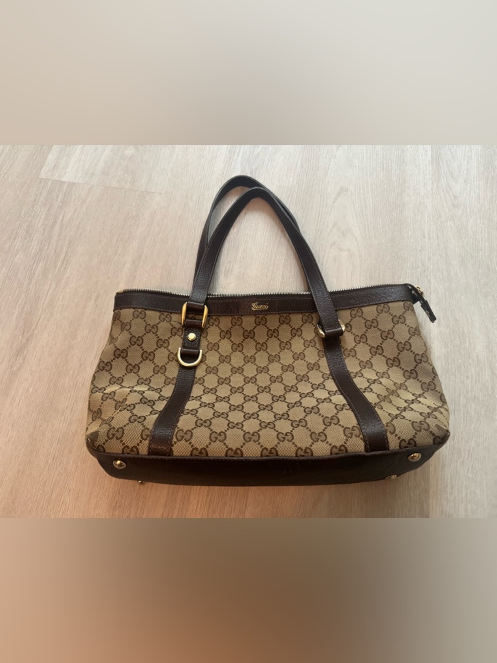 Gucci Brown Abbey Medium Tote - Picture 4 of 10